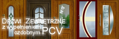 Drzwi Zewn�trzne z wype�nieniem ozdobnym PCV